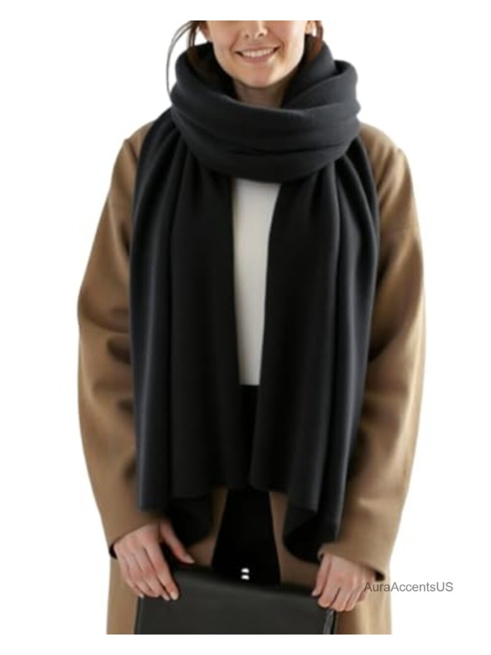 Chunky Knit Winter Scarf Oversized Shawl Wrap for Women